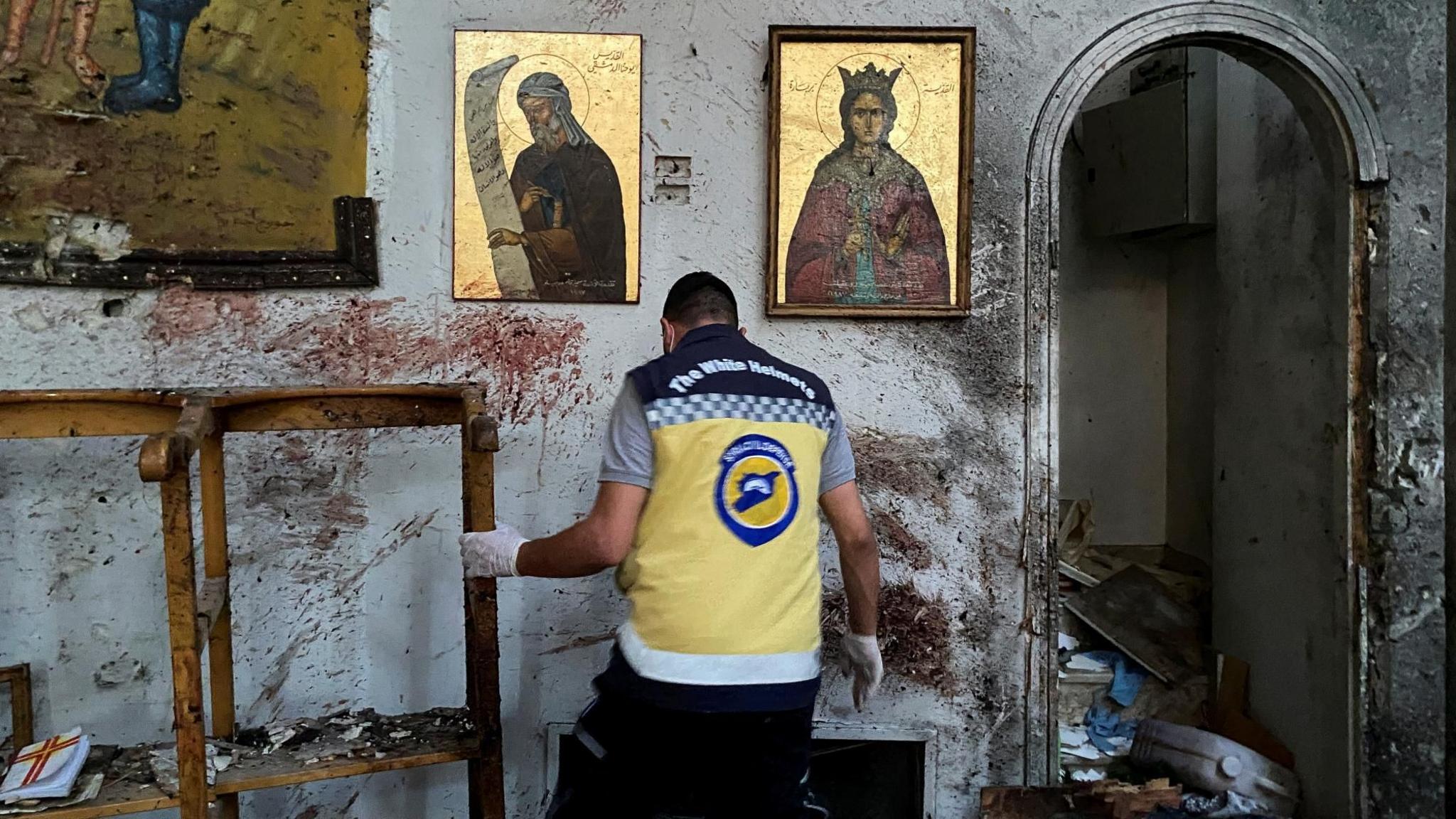Syria: Suicide bombing at Damascus church kills 22